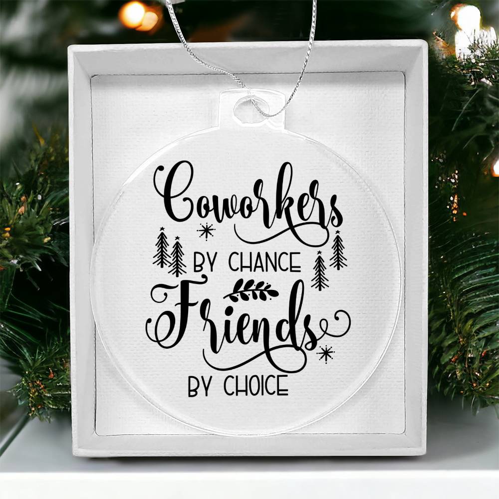 Coworkers Christmas Tree Ornament-[Heartfelt Family Gift]