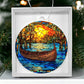 Canoe Acrylic Christmas Ornament - Festive Holiday Decor for Nature Lovers-[Heartfelt Family Gift]
