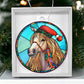 Handcrafted Stained Glass Horse Christmas Ornament - Unique Holiday Decor-[Heartfelt Family Gift]