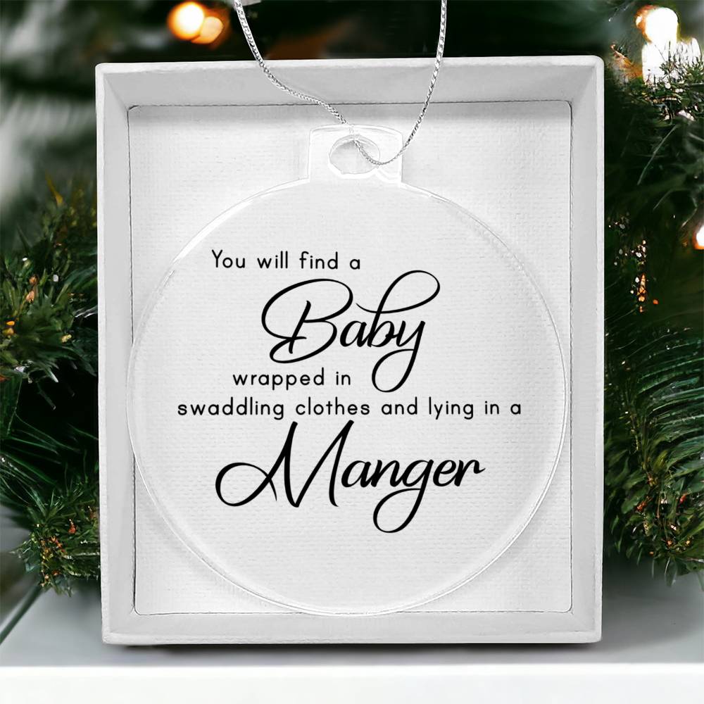 Bible Quotes Religious Christmas Ornament-[Heartfelt Family Gift]