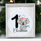Baby's 1st Christmas Koala Bear Christmas Tree Ornament-[Heartfelt Family Gift]