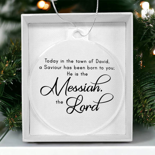 Bible Quotes Religious Christmas Ornament-[Heartfelt Family Gift]