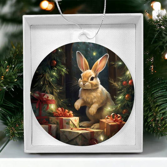 Bunny Christmas Tree Ornament-[Heartfelt Family Gift]