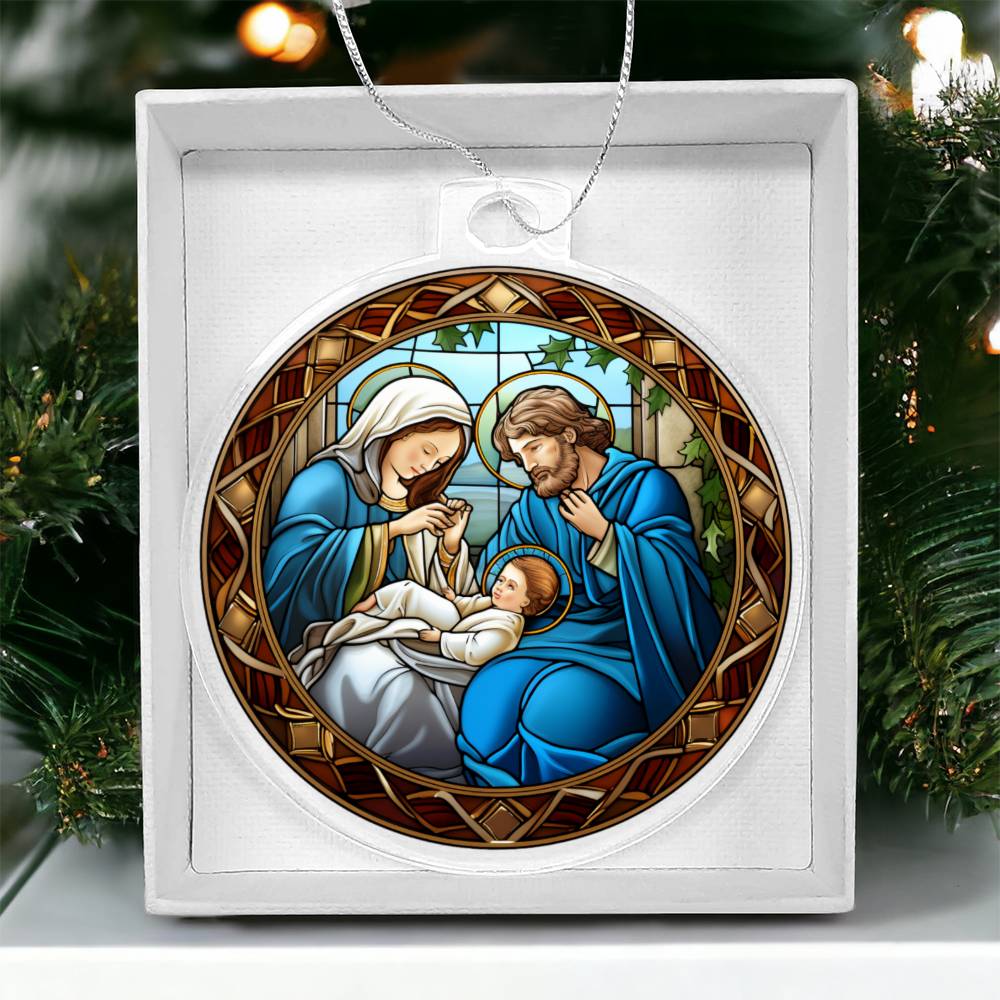 Nativity Christmas Tree Ornament-[Heartfelt Family Gift]