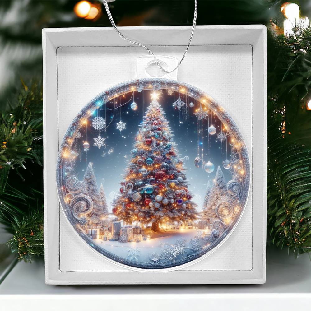 Festive Winter Wonderland Christmas Tree Ornament - Holiday Decoration-[Heartfelt Family Gift]