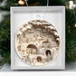 Winter Wonderland 3D Effect Acrylic Ornament for a Festive Holiday Dcor-[Heartfelt Family Gift]