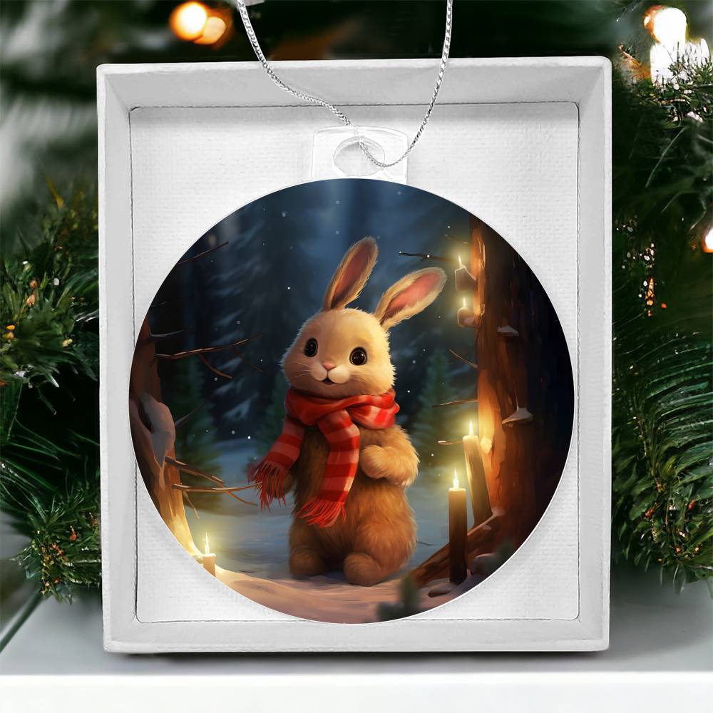 Bunny Christmas Tree Ornament-[Heartfelt Family Gift]