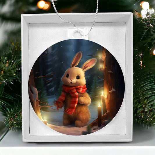 Bunny Christmas Tree Ornament-[Heartfelt Family Gift]