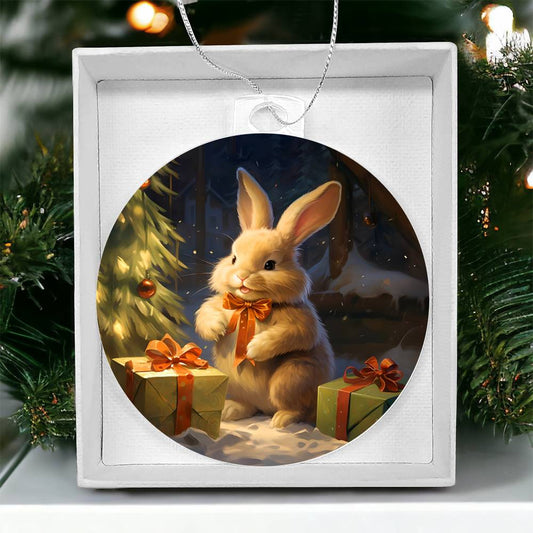 Bunny Christmas Tree Ornament-[Heartfelt Family Gift]