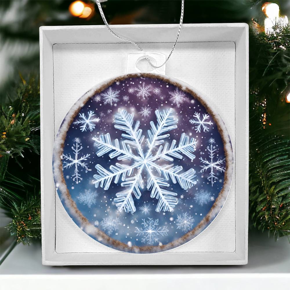 Stunning Snowflake Ornament - Perfect for Decorate Snow Days and the Holidays-[Heartfelt Family Gift]