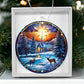 Holiday Deer in Snow Ornament - Christmas Tree Decor-[Heartfelt Family Gift]