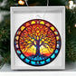 Tree of Life Christmas Ornament - Acrylic and Festive Decor for the Holidays-[Heartfelt Family Gift]