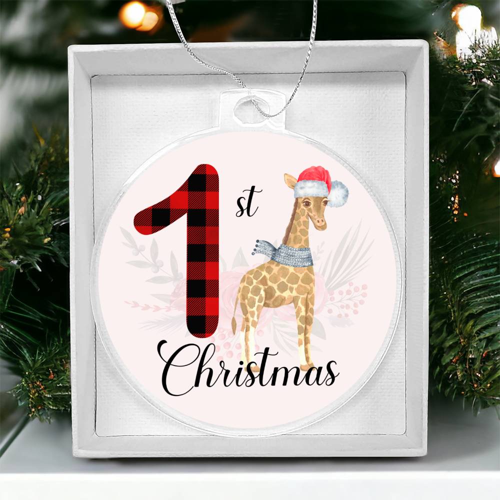Baby's 1st Christmas Tree Ornament - Giraffe-[Heartfelt Family Gift]