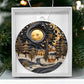 Village Quilling Effect Acrylic Ornament-[Heartfelt Family Gift]