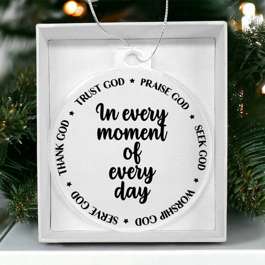 Trust in God Christmas Tree Ornament-[Heartfelt Family Gift]