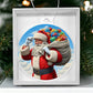 Acrylic Santa Christmas Ornament - Festive Holiday Decoration-[Heartfelt Family Gift]