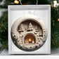 3D Winter Scene Acrylic Ornament - Perfect Holiday Decoration-[Heartfelt Family Gift]