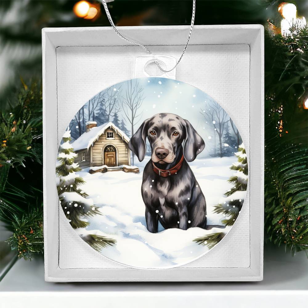 Dog Breakaway 3D Effect Acrylic Ornament-[Heartfelt Family Gift]