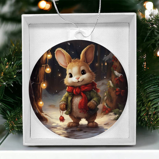 Bunny Christmas Tree Ornament-[Heartfelt Family Gift]