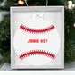 Personalized Baseball Player Christmas Tree Ornament-[Heartfelt Family Gift]