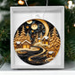 Village Quilling Effect Acrylic Ornament-[Heartfelt Family Gift]