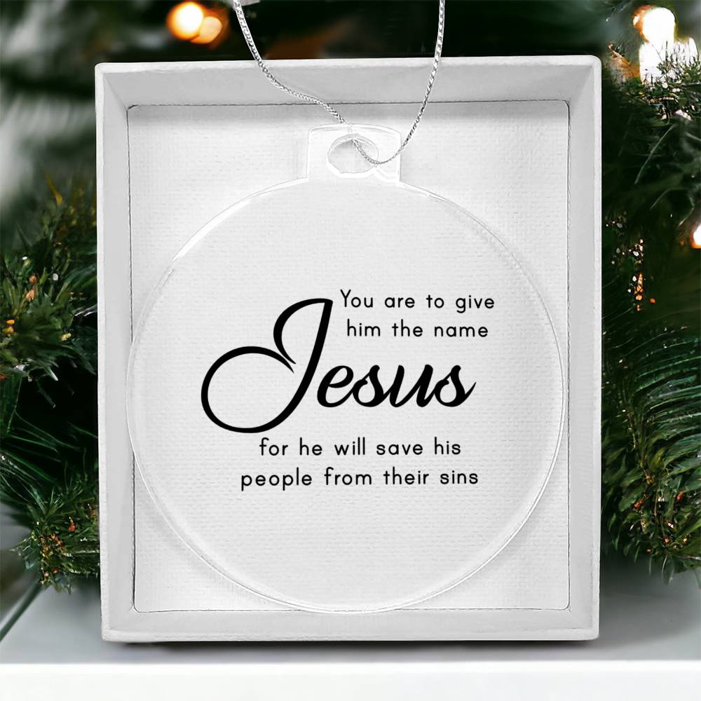 Bible Quotes Religious Christmas Ornament-[Heartfelt Family Gift]