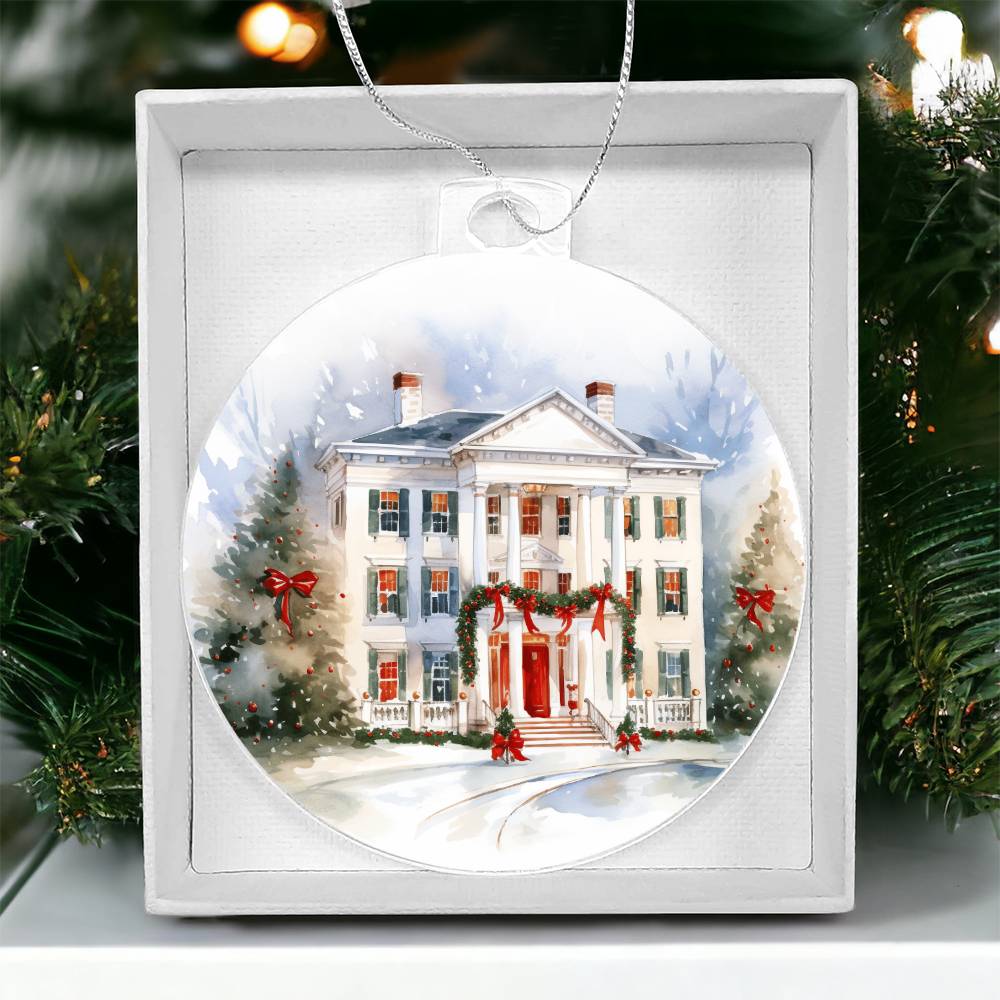 Victorian Christmas House Ornament - Festive Tree Decor for the Holidays-[Heartfelt Family Gift]