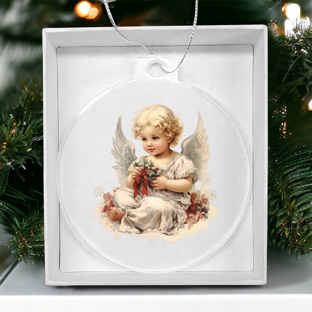 Christmas Angel Ornament - Handcrafted Holiday Decoration-[Heartfelt Family Gift]