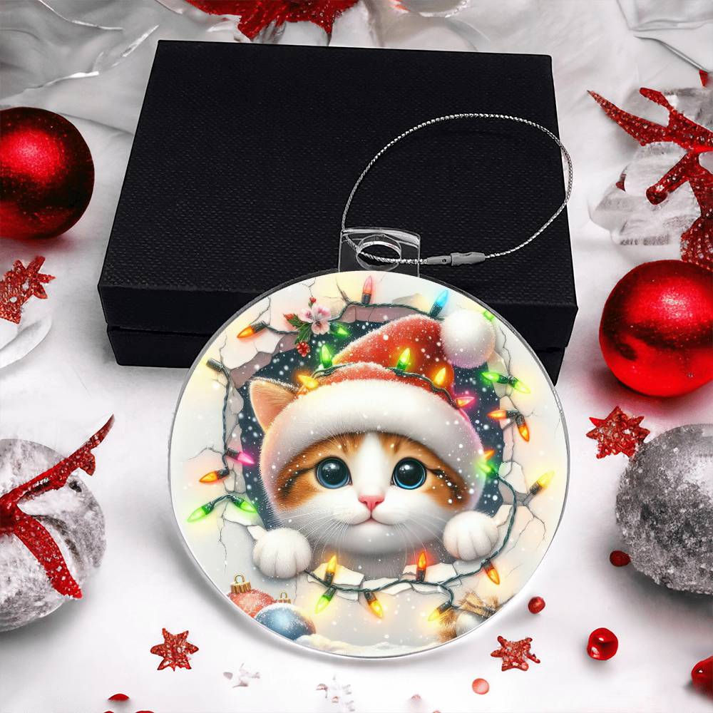 cat ornament-[Heartfelt Family Gift]