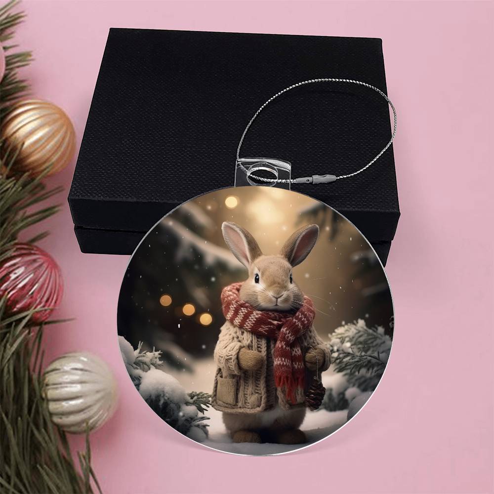 Bunny Christmas Tree Ornament-[Heartfelt Family Gift]