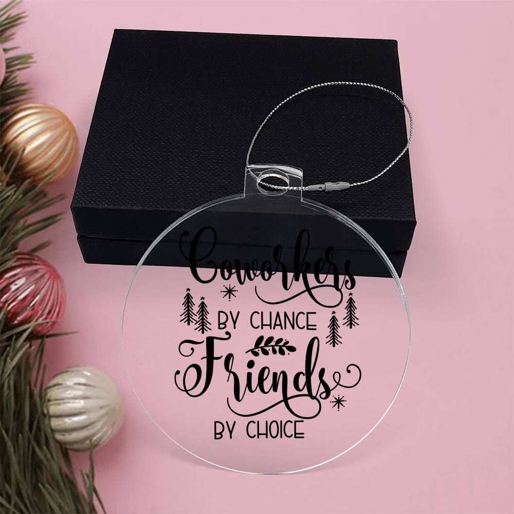 Coworkers Christmas Tree Ornament-[Heartfelt Family Gift]