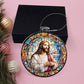 Jesus Stain glass effect Acrylic Christmas Ornament-[Heartfelt Family Gift]