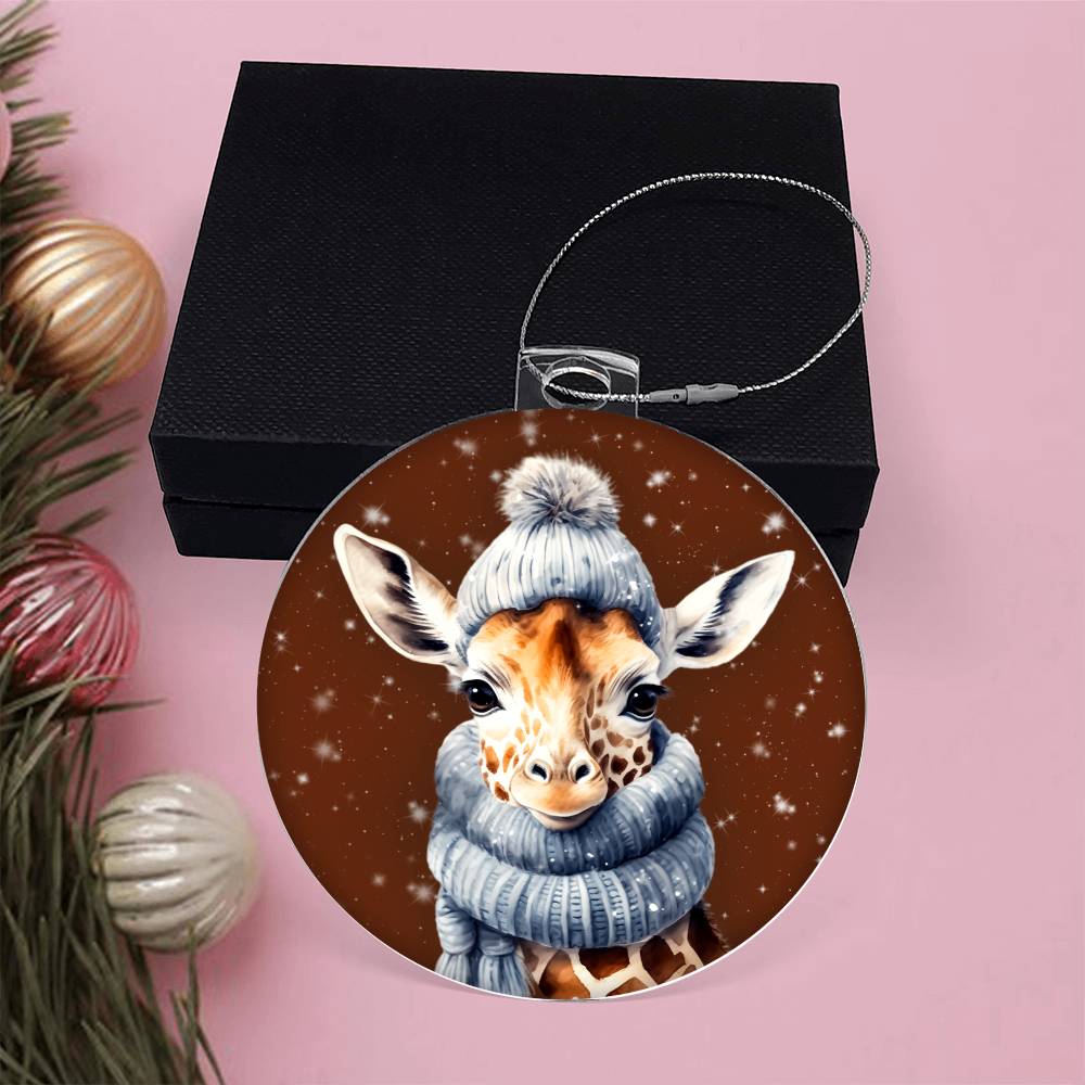 Christmas Giraffe Ornament - Perfect Winter Decor and Gift-[Heartfelt Family Gift]
