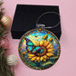 Sunflower Acrylic Ornament-[Heartfelt Family Gift]