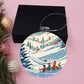 Kids Sledding Christmas Ornament - Handmade Winter Adventure Decor or Gift-[Heartfelt Family Gift]