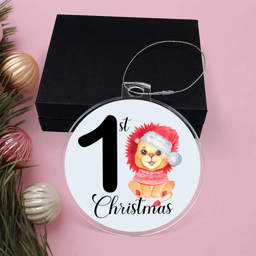Baby's 1st Christmas Tree Ornament - Lion-[Heartfelt Family Gift]