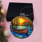 Canoe Acrylic Christmas Ornament - Festive Holiday Decor for Nature Lovers-[Heartfelt Family Gift]