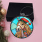 Handcrafted Stained Glass Horse Christmas Ornament - Unique Holiday Decor-[Heartfelt Family Gift]