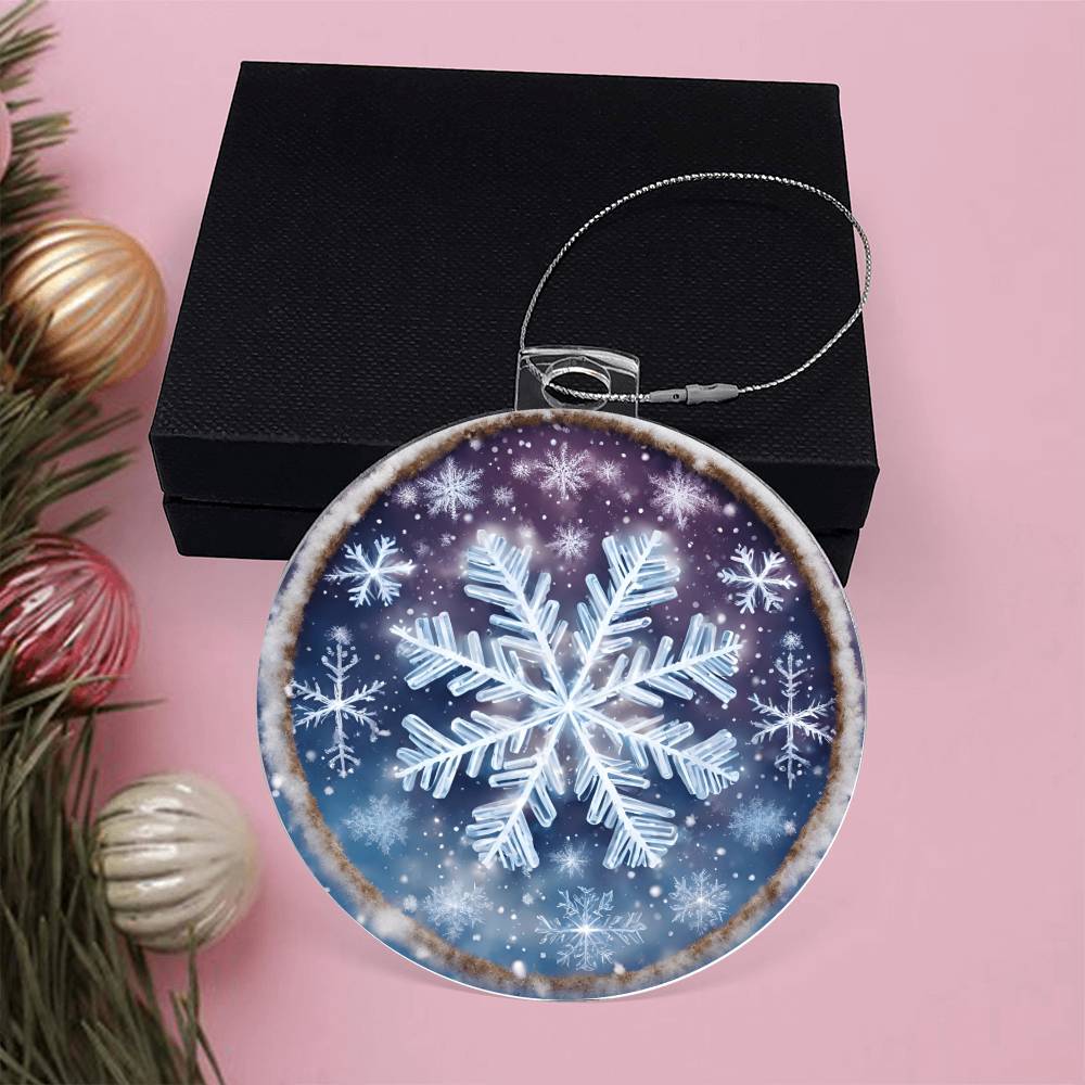Stunning Snowflake Ornament - Perfect for Decorate Snow Days and the Holidays-[Heartfelt Family Gift]