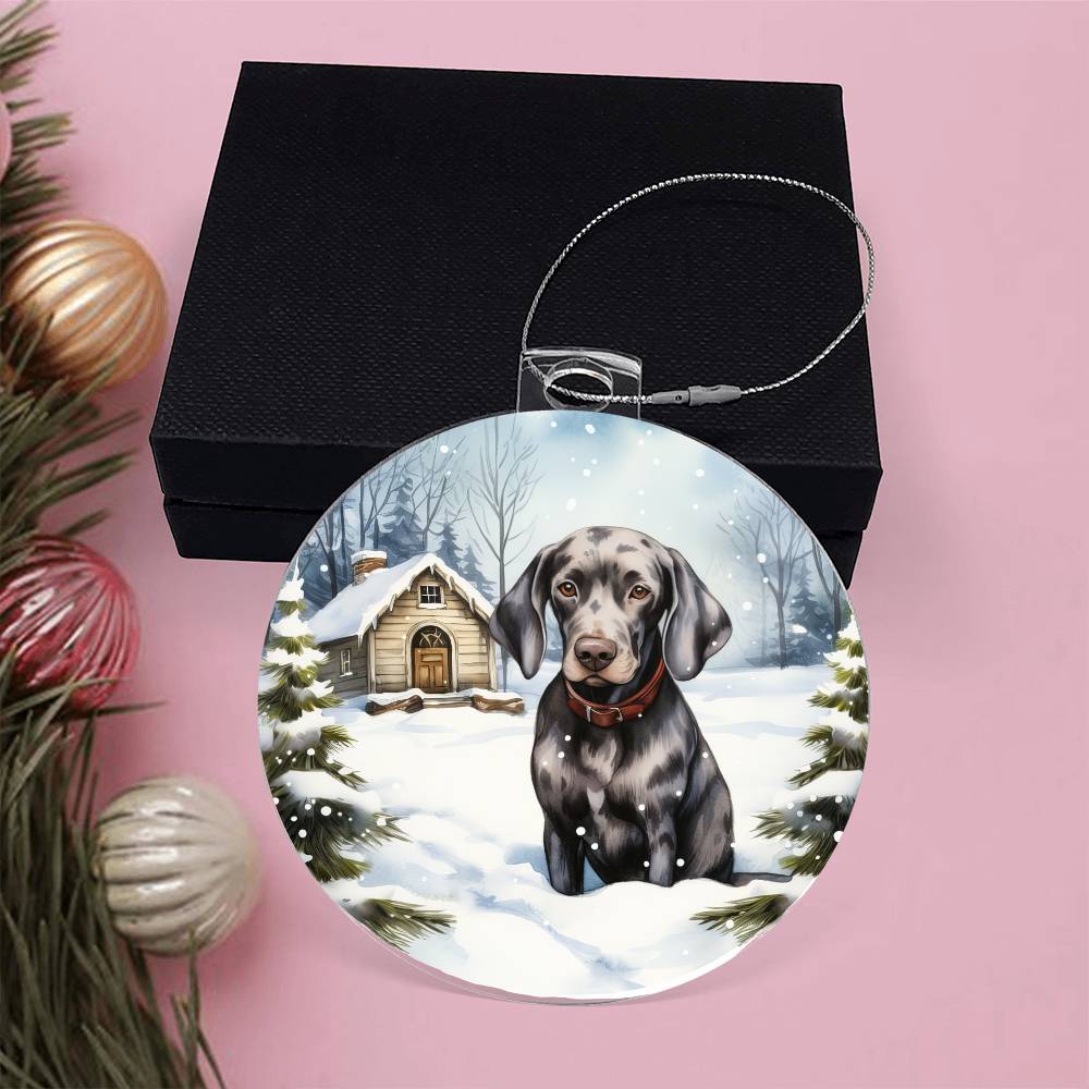 Dog Breakaway 3D Effect Acrylic Ornament-[Heartfelt Family Gift]