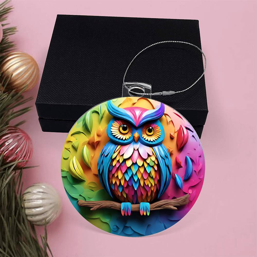 Handcrafted Owl Ornament - Holiday Decor-[Heartfelt Family Gift]