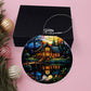 Handcrafted Stained Glass Lake House Christmas Ornament - Perfect for Decorating Your Holiday Home-[Heartfelt Family Gift]