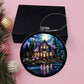 Lake House Stained Glass Christmas Ornament-[Heartfelt Family Gift]