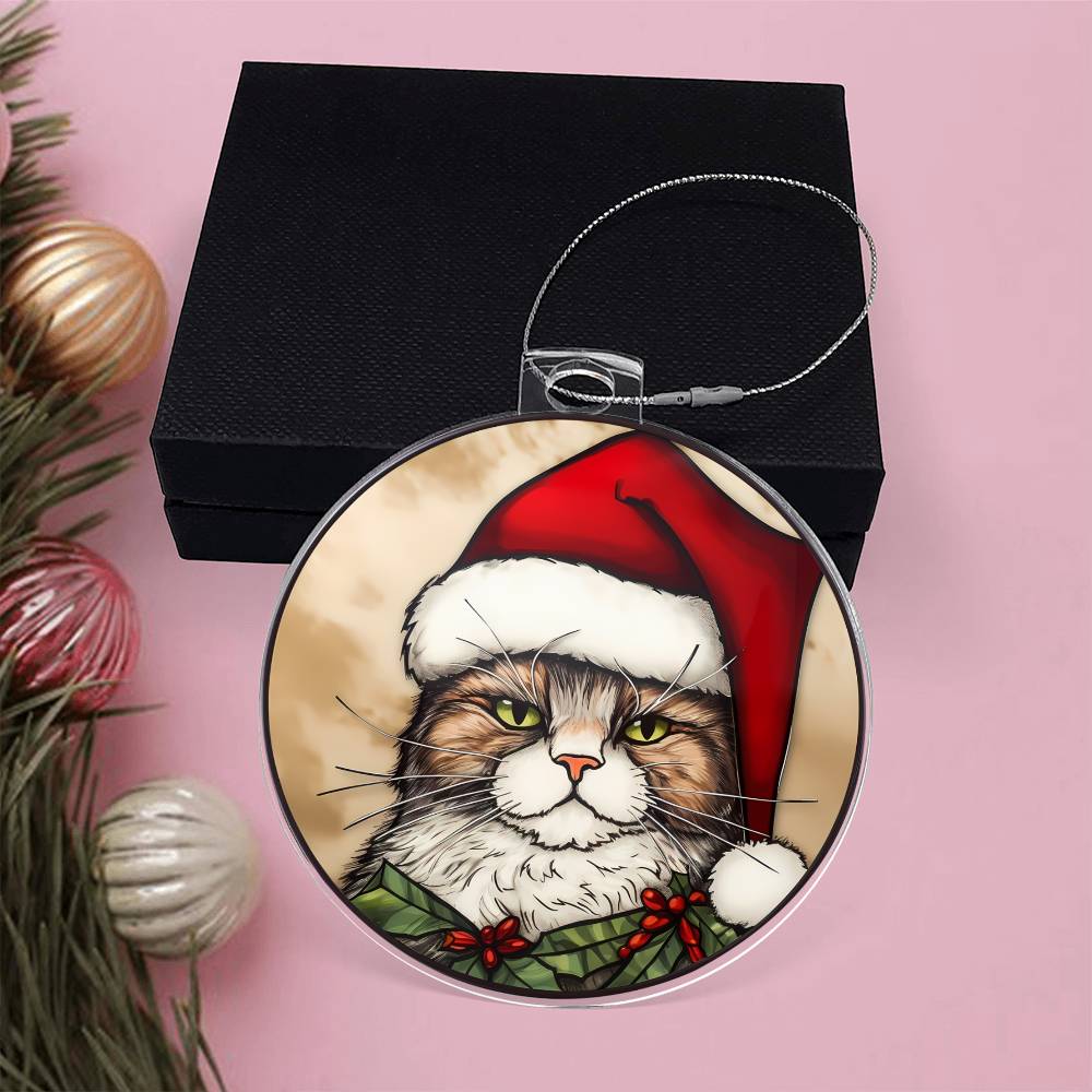 Cat Christmas Tree Ornament-[Heartfelt Family Gift]
