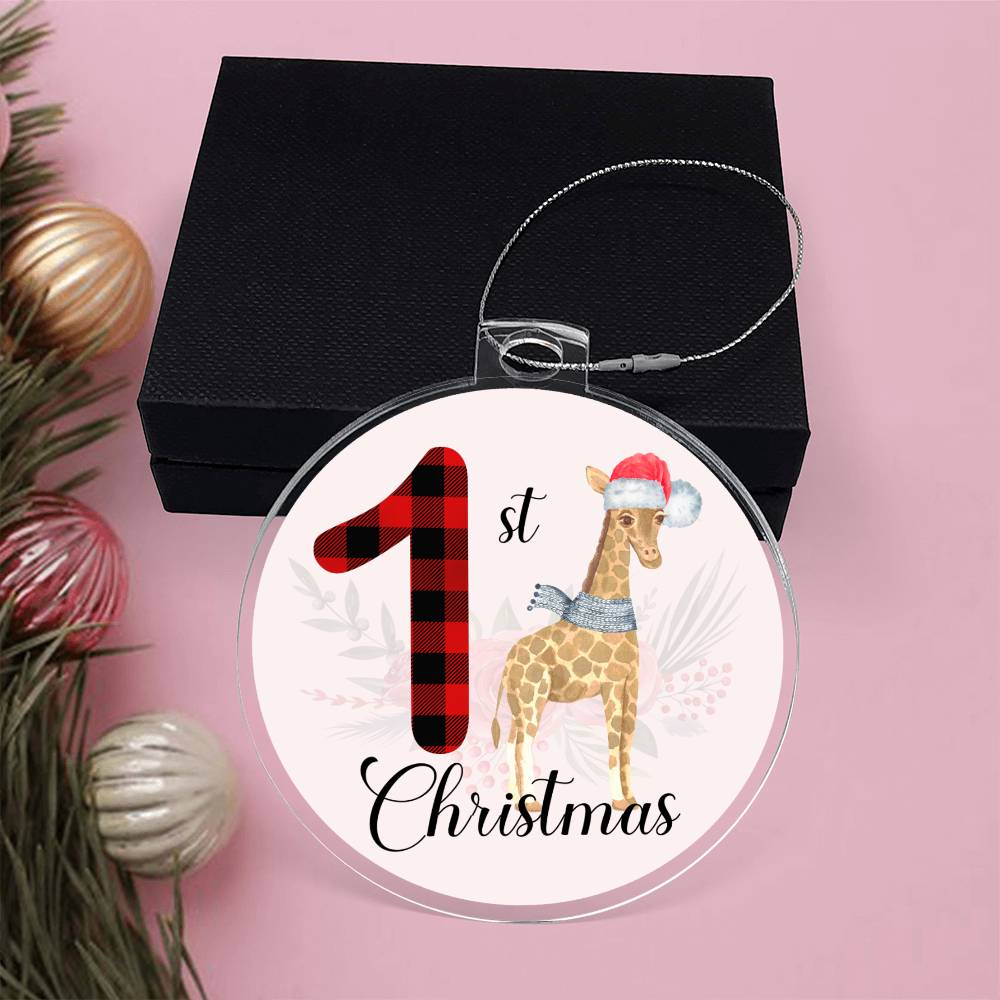 Baby's 1st Christmas Tree Ornament - Giraffe-[Heartfelt Family Gift]