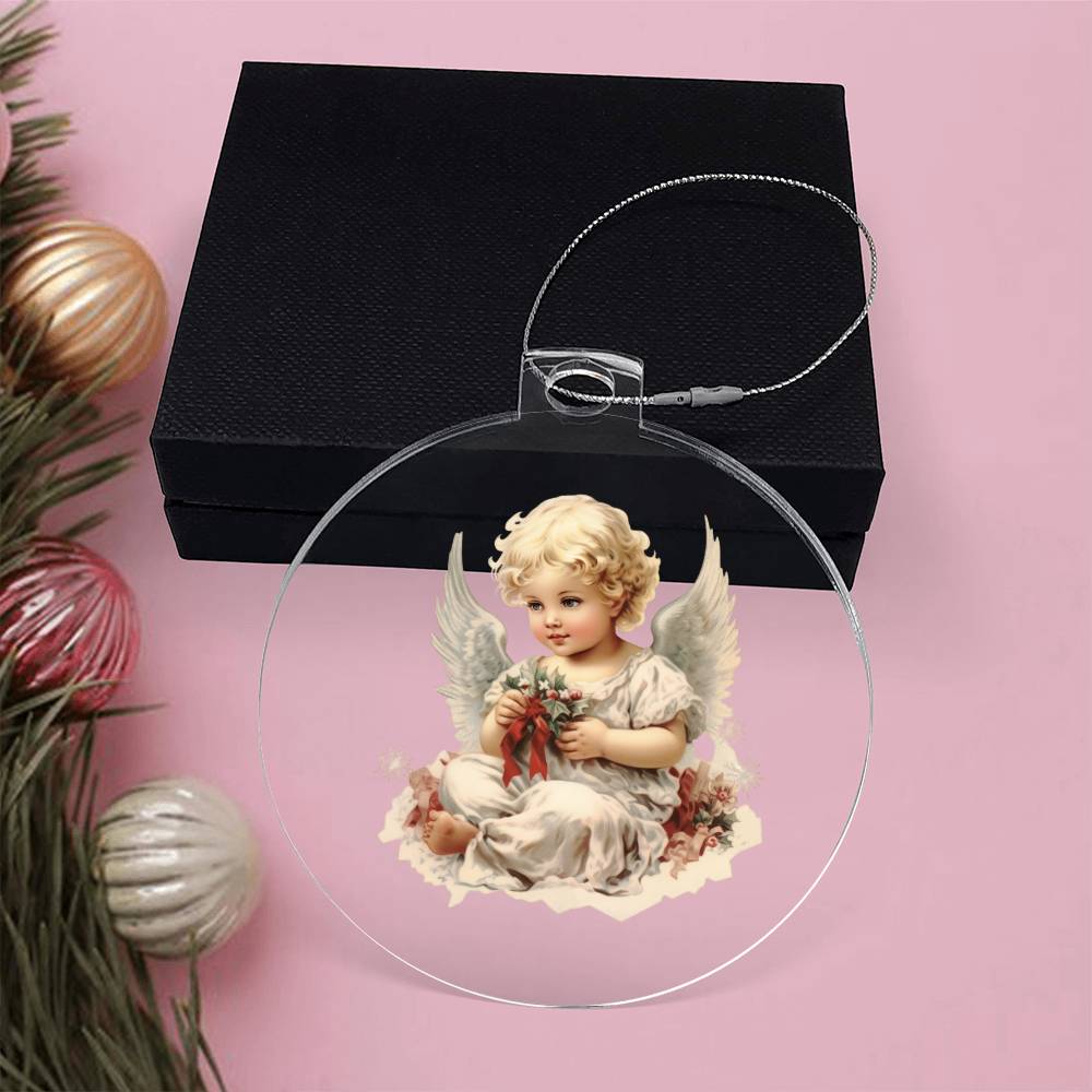 Christmas Angel Ornament - Handcrafted Holiday Decoration-[Heartfelt Family Gift]