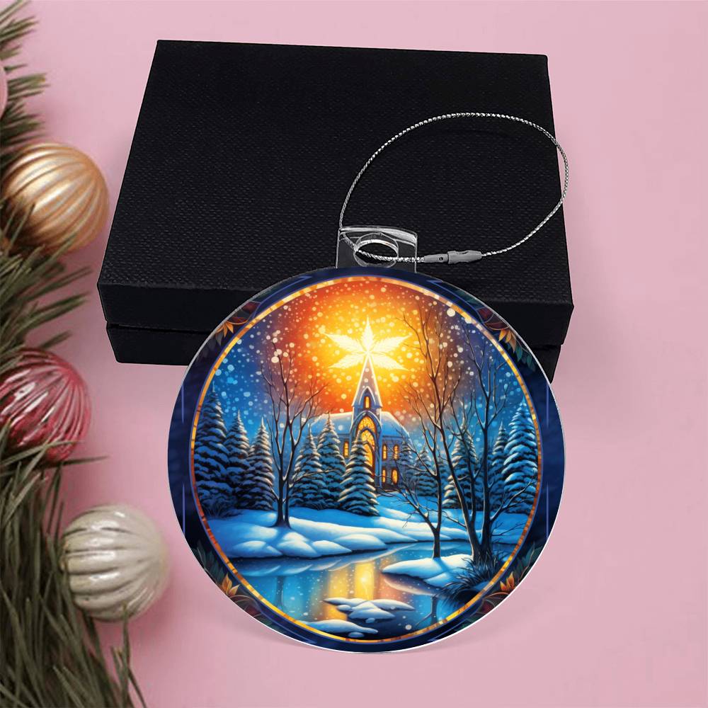 Deer Snow Christmas Ornament - Festive Holiday Tree Decoration-[Heartfelt Family Gift]