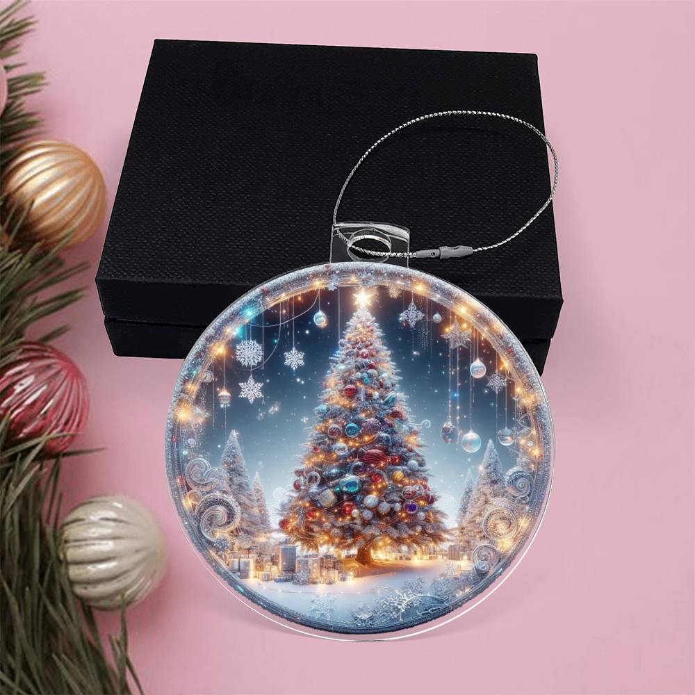 Festive Winter Wonderland Christmas Tree Ornament - Holiday Decoration-[Heartfelt Family Gift]