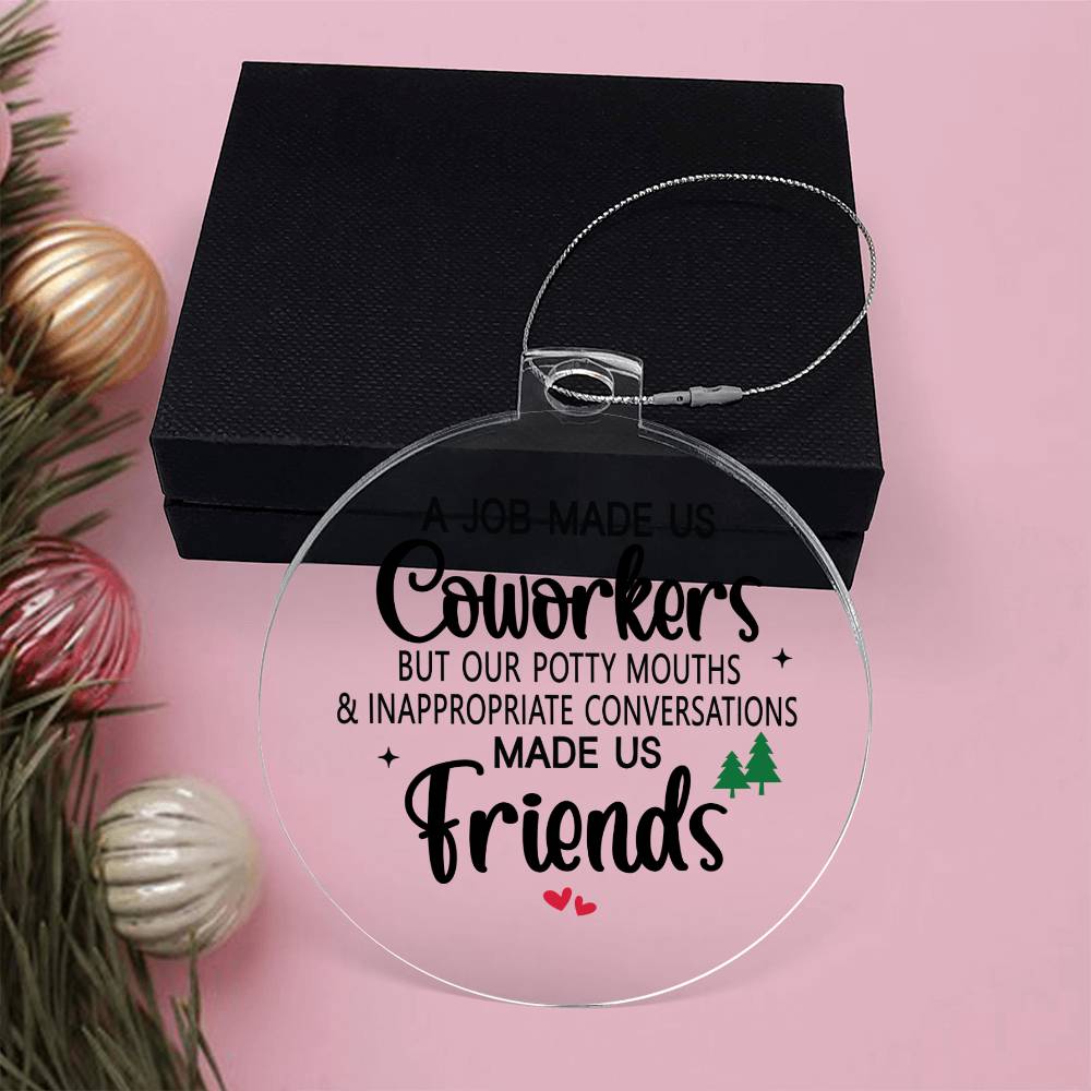 Coworkers Christmas Tree Ornament-[Heartfelt Family Gift]