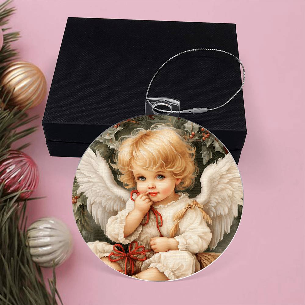 Handcrafted Angel Christmas Ornament - Stunning Holiday Decor-[Heartfelt Family Gift]